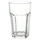 Ikea 6-er Set Gläser POKAL stapelbares Glas für Cocktail Longdrink Tee Kaffee Wasser - 350ml - 14cm hoch - spülmaschinenfest