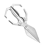 Protoence Küchenschere | Edelstahl Fleischschere | Robuste Multifunktionsschere Für Geflügel Seafood Nüsse Verarbeitung