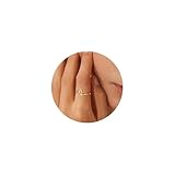 TINGN Ring Gold Damen - Ring Gold Damen Ringe Gold Ringe Frauen Ring Damen Ringe Mädchen Gold Ringe Frauen Goldring Damen Gold Ring Damen Ring Damen Gold Ringe Damen Ring Schmuck Ringe Frauen Gold