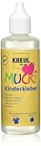 KREUL 24382 - Mucki Kinderkleber, 80 ml Flasche, wasserlöslich, lösemittelfrei, PVC-frei, geruchlos, universell einsetzbar, parabenfrei, glutenfrei, laktosefrei, vegan, auswaschbar, glasklar