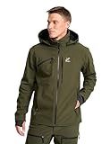 RevolutionRace Hiball Softshell Jacket für Herren, Outdoor Jacke für Wandern, Forest Night, M
