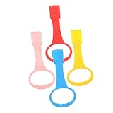 Abaodam Zugringe Für Babybetten 4 Stück Lauflernhilfen Für Kleinkinder Bunte Kinderbettringe Aus Kunststoff Greifhilfe Zum Stehenlernen Babysicherheitsringe Für Kinderbett