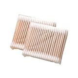 FOMIYES 5packung Pack Doppelköpfige Wattestäbchen Aus Baumwolle Und Holz Für Ohrenreinigung Und Make-up Entfernung Einweg Hygienische Reinigungstäbchen Für Sanitäre Anwendungen Und Kosmeti