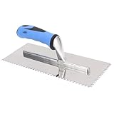 Zahnkelle, 4 Mm, Quadratische Zahnkelle, Vielseitiges Glätten, Glätten, Polieren, Edelstahl für die Installation von Zement, Beton, Mauerwerk und Fliesen