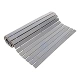 Zerodeko rutschfeste Bambusmatte Für Das Badezimmer Antirutschmatte Badezimmermatte Outdoor Fußmatte Outdoor-fußmatte rutschfeste Unterlage Erdungsmatte Duschmatten Light Grey