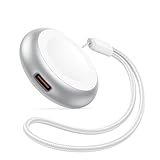 Vancle Ladeadapter Ladegerät für Apple Watch, Magnetisches Schnellladegerät, USB C Ladekabel Apple Watch für iWatch Series SE/Ultra/ 10/9/ 8/7/ 6/5/ 4/3/ 2 (Silber)