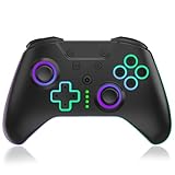 Xbox Controller Wireless für Xbox One, Xbox Series X/S, Xbox One X/S,2.4GHz RGB LED Licht Wireless Controller mit 3.5mm Kopfhörerbuchse,Schwarz