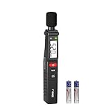 Dezibel-Meter, Schallpegelmesser Tragbar, Digital SPL Meter 30-130dB mit A gewichtet, Schnell/Langsam-Modus, MAX Data Hold, Clip-on Ultraleicht Lärm-Messgerät für Haus Fabrik Klassenzimmer Büro