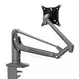 Vituord Einzelmonitor-Tischhalterung, Gasdruckfeder-Monitorarm, Höhen- Und Winkelverstellbar, Mit Klemm-/Tüllensockel, Für Bis Zu 34 Zoll Große Computerbildschirme, Bis Zu 10 Kg Belastbar