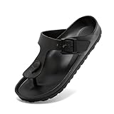 YUHITYGZGS Pantoletten Sandalen für Damen Herren, Sommer Bequem Zehentrenner Schlappen, Cozy Slides Mules Clogs Hausschuhe