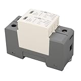 HWGING Überspannungsschutzgerät 1000 V DC 20–40 KA 2P PC Photovoltaik PV Spannungsschutz Blitzableiter