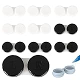 JUGUTA 10 Stück Kontaktlinsenbehälter,Contact Lenses Case,Linsenbehälter,Kontaktlinsen Behälter, Bunt Kontaktlinsendose,Brillenetui Tragbar,Reise-Kontaktlinsenbehälter-Set, Für Zuhause Und Reis
