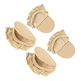 UPKOCH 2 Paare Baumwoll Zehensocken mit Offener Spitze Gepolstert Rutschfest Atmungsaktiv Halbe Zehlinge für Yoga Pilates Ballett Sport Leicht und Schweißabsorbierend Damen und Herren