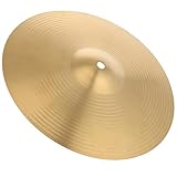 DIKACA Satz Jazz-Drum-Becken hähnchenschenkel beinringe professionelle Becken Metall Drum Becken Metallische Jazz Becken Trommelbecken aus Metall von Schlagzeugteilen Golden