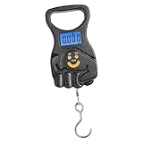 Kranwaage, Fischwaage - Hochpräzise Fleischwaage, Kofferwaage 110 Pfund / 50 kg | Digitale Gepäckwaage, Transparenter Bildschirm, leicht, USB-Ladegerät