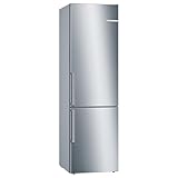 Bosch KGE398IBP, Serie 6, Kühl-Gefrier-Kombination, 201 x 60 cm, 249 L Kühlen & 94 L Gefrieren, LowFrost, BigBox für Gefriergut, längere Frische mit VitaFresh, Leise mit 38 dB, LED, AntiFingerprint