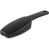 Brabantia - Textilbürste - Fusselentferner für Kleidung - Entfernt Fussel, Staub & Tierhaare - Doppelte Velourspads - Ergonomischer Griff - Polsterstoffreiniger - Dark Grey - 24,5 x 3,5 x 6,5 cm