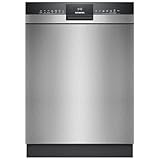 Siemens SN43ES22CE iQ300, Smarter Unterbau Geschirrspüler 60 cm, Made in Germany, Besteckschublade, varioSpeed Plus, flex Körbe, autoOpen dry - effiziente Trocknung, Favoriten-Taste, Gebürsteter Stahl