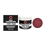 Metallpflege- Und Polierset – Entfernt Oxidation & Anlaufen | Polierpaste & Pad Für Edelstahl, Chrom, Messing, Aluminium | Kratzerentferner & Glanzrestaurator Für Auto, Industrie & Haushalt