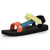 OUSIMEN Damen Sport Sandalen Wander Sandalen mit Bogenunterstützung Yogamatte Innensohle Outdoor Leichte Gewicht Casual Sportsandale