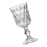 Cabilock Rotweinglas Regalitos De Whiskeybecher Cocktailbecher Tassen Für Party Zuhause Bar Wassergläser Weingläser Whiskygläser Weinbecher Cocktailgläser Klarer Weinkelch