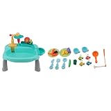 Spielspüle mit Fließendem Wasser, Spielzeugspüle, Elektronisches Geschirrspülspielzeug, Drehbarer Wasserhahn, Automatische Wasserzirkulation, Küchenspüle, Spielspielzeug mit