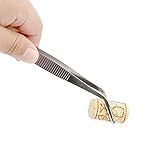 Pinzetten-Set. Winkelpinzetten-Set. Antistatisches Handwerkzeug, transparentes Clip-Werkzeug, 12,5 cm/14 cm/16 cm/18 cm/20 cm, Präzisions-Pinzetten-Set aus Edelstahl. Set (Farbe: 18 cm)(14cm)