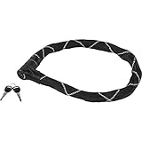 ABUS Panzerkabelschloss Iven Steel-O-Flex 8200 - Motorradschloss aus Stahlkabel mit Panzer aus Stahlhülsen - ABUS-Sicherheitslevel 8 - 85 cm, Schwarz