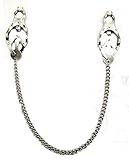CYGzeon Bondage Kleeblattklemmen Mit Kette Nipple Teaser Brustwarzenklemmen Butterfly Brustklemmen Nippel SM Sexspielzeug For Frauen Männer