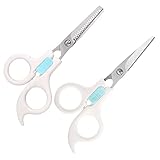 Beaupretty 2st Haarstyling-werkzeuge Trimmer Schere Zum Haare Schneiden Verdünnung Haarschneideschere Effilierschere Friseur Schermaschinen Friseursalon Friseurschere Weiß