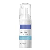 Wimpern- und Augenbrauenreinigung, Lash Extension Cleanser, 50 ml, sanft und leicht auszuspülen GuY813 (White, 50ml)
