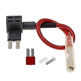 Mini-Sicherungshalter, Zusatzschaltung für Motor, Adapter für Sicherungshalter, Adapter für Auto-Stromkreise, 12 V, Mini Small Medium mit Flachsicherung ATM 10 A Micro Mini