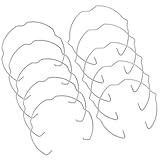 MAGICLULU Scheinwerfer Befestigungsschnalle Mr16 Clipsatz Einbauleuchten Sicherungsring Rund Flexibler Lampen Sprengring für LED Einbaustrahler 10 Stück Mr16 Doppelohr Innenohr