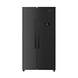 Bauknecht SBS C90 BL Dual Cool Total NoFrost Side by Side Kühlschrank / 532 Liter Nutzinhalt / 177 cm Höhe/Inverter Kompressor/Superkühlfunktion, schwarz