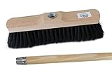 Zimmerbesen 30 cm mit Gewinde MIT Stiel (1 Stück)