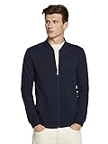 TOM TAILOR Denim Herren Bomberjacke aus Sweat 1028404, 10668 - Sky Captain Blue, L