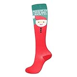 Generisch Damen Warme Socken Weihnachtsmuster Casual Performance Wattepad Freizeitsocken Lustige Socken Herren Fotograf (L, One Size)