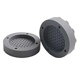 Yhenlovtt Unterlegmatte für Waschmaschinen, Trockner, Kühlschränke und Haushaltsgeräte, Silikon, Antivibrationsunterlage, rutschfest, für Dämpfer, 4 Stück (grau)