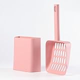 MZFANG Streuschaufel Katzenstreu Schaufel Katzenklo Schaufel Katzen Toilette Haustier streuschaufel Reinigungswerkzeug Katzen Kotschaufel (Rosa)