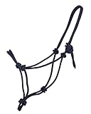 ARBO-INOX Klassisches Knotenhalfter mit runder Kordel 3 Farben (SHETTY, Navy)