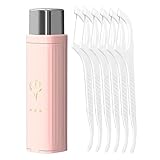 Zahnseidenhalter – kompakter automatischer Spender, tragbar und wiederaufladbar | Zahnseide-Spender, für unterwegs, Büro, Sport, Tasche