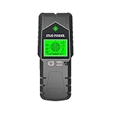Histos Bolzenfinder-Wandscanner, 6-In-1-Bolzendetektor, Physischer Nagelfinder-Wanddetektor für, Metall und Wechselstromkabel, Schwarz