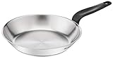 Tefal Primary E3080404 Bratpfanne, Edelstahl, 24 cm, 10 Jahre Garantie, Premium-Qualität, Induktion, zum Kochen köstlicher Rezepte und zum Abtauen