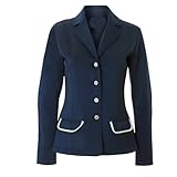 RUWLFE Reitjacke Damen Langarm Blazer Mantel Reitmode Modisches Oberteil Professionelle Reitsportausrüstung FüRs Reiten(38)