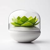 Norhogo Wattestäbchen Aufbewahrung Lotus Cotton Bud Holder, Exquisite Lotus, Wattestaebchen Zahnstocher Spender Halter Aufbewahrung Cotton Swab Box Toothpick Holder
