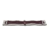 PFIFF Westernsattelgurt mit Fell, braun, 50 cm, 005260-50-50