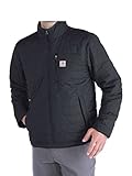 Carhartt Herren Rain Defender® leichte, isolierte Jacke, Schwarz, XL
