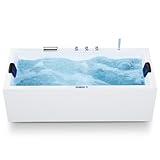 AQUADE Whirlpool Badewanne - Badewanne 170x75 cm - Unikales Whirlpool-Erlebnis nach Ihren Wünschen - Wählen Sie Ihre perfekte Wanne oder Whirlpool -Ihre individuelle Wahl für Wellness zu Hause
