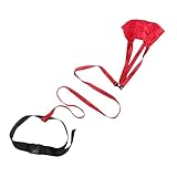 Yardwe Trainingsgürtel Für Schwimmbecken Elastischer Schwimmgürtel Widerstandsbänder Schwimmen Schwimmtrainingszubehör Schwimmen Liefert Bungee-gürtel Schwimmen Schwimmbänder Schleife Rot