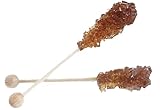 BISTRO Kandiszucker-Sticks braun I 36 Kandis-Sticks im Karton I hygienisch einzeln verpackt | Sticklänge 10,3 cm